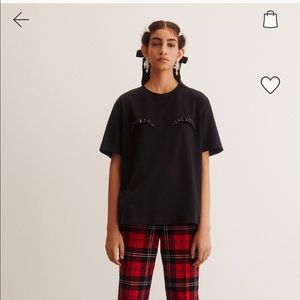 NWT Simone Rocha applique shirt